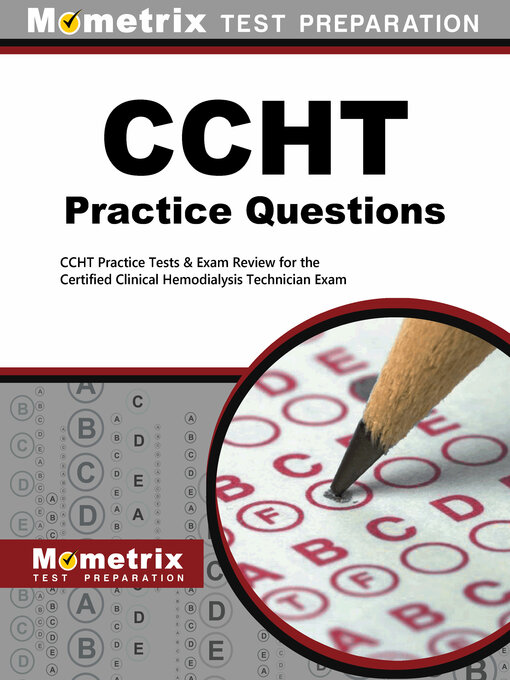 Title details for CCHT Exam Practice Questions by Mometrix Medical Technology Certification Test Team - Available